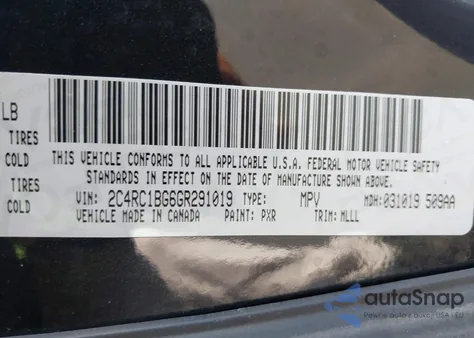 2016 Chrysler Town & Country Touring from USA, damaged, VIN 2C4RC1BG6GR291019